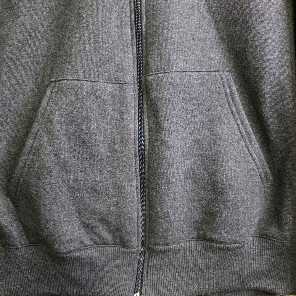 Champion Eco Authentic Men's XLarge Hoodie Pullover Sweatshirt Full Zip Blue - Picture 5 of 10
